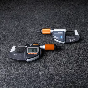   Digitális mikrométer U-WAVE Bluetooth készletben 0-25/0,001mm. Mikrométer Quantumike IP65 (293-140-40), adó (264-626) és csatlakozó egység (02AZF960) Mitutoyo 293-140-40-BT