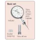 Mitutoyo anti-magnetikus szögtapintós mérőóra 513-405-10E, Basic Set 0,2 /0,002 mm 