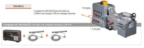 Mitutoyo Linear Scale AT-715 és KA-200 kijelző. 539-8XX-2 - Linear Scale útmérő