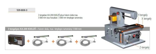 Mitutoyo Linear Scale AT-715 és KA-200 kijelző. 539-8XX-3 - Linear Scale útmérő