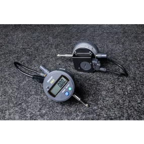   Digitális mérőóra U-WAVE Bluetooth készletben 0-12,7/0,01mm. Mérőóra (543-781B-10), adó (264-627), csatlakozó kábel (02AZD790F) és rögzitő egység (02AZF670) Mitutoyo 543-781B-10-BT