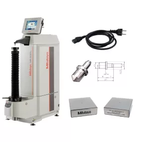   Mitutoyo Rockwell HR-530L félautomata keménységmérő készlet, hosszú kivitel 395 mm, mm/inch, ISO-JIS-ASTM, 810-333-33 + 02ZAA021 + 63DIA023 + 63ETB040DG