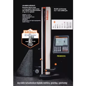   Mitutoyo Lineáris magasságmérő markolattal, tapintó készlettel, tápkábellel 0-972 mm LH-600F Set 518-361-13, K650986, 02ZAA021 PROMO016